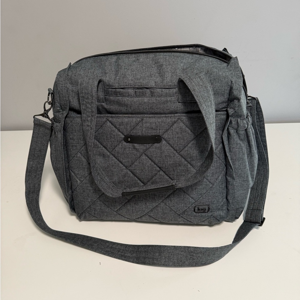Lug Gray Quilted Travel Bag